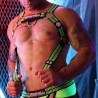 Breedwell Harnais Body Hybred Vert neon